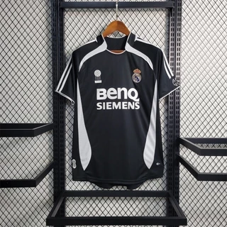 06-07 Real-Madrid RONALDO BECKHAM Alta Qualidade Camisa Retro De Futebol RAUL REED H477 Personalizado