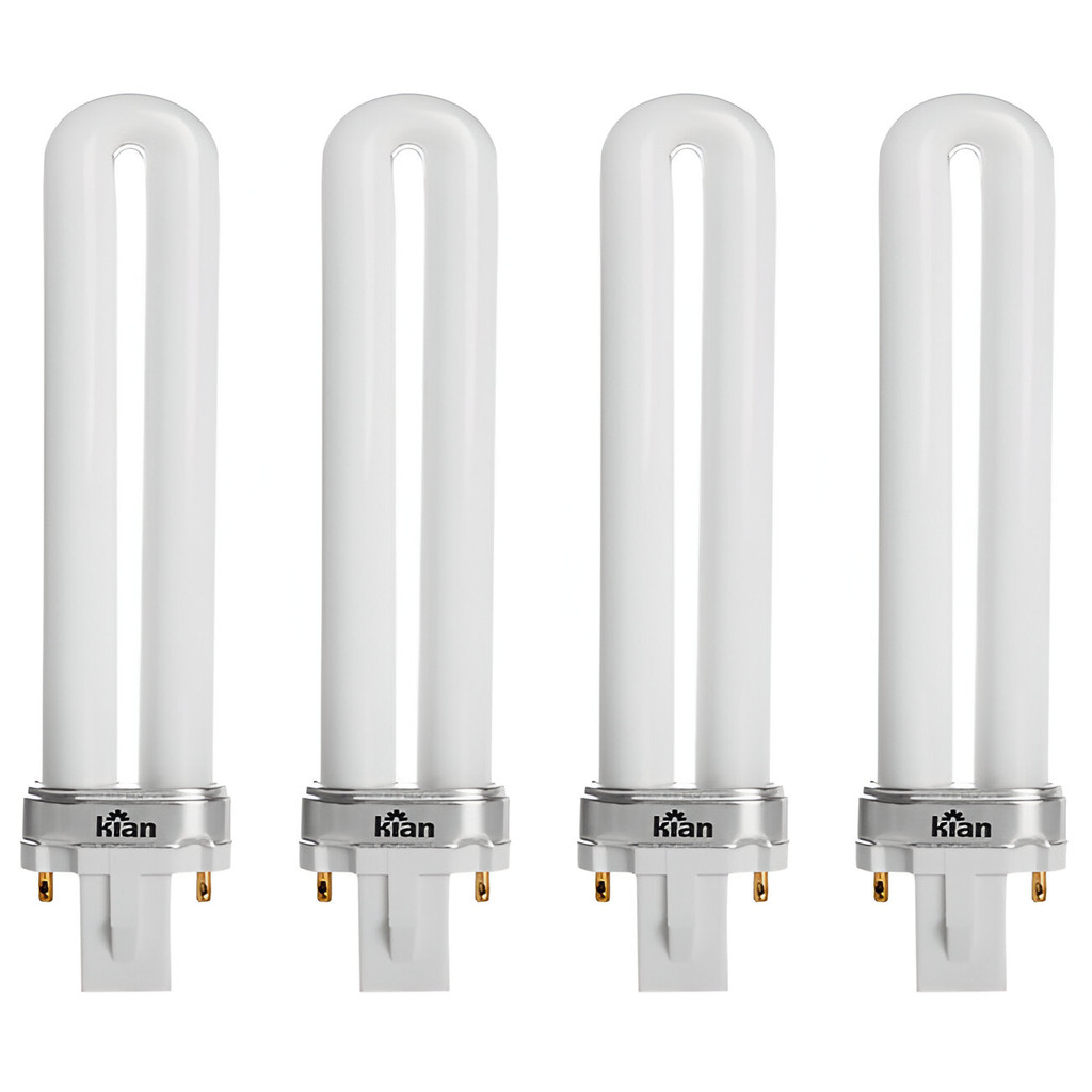 Kit 4 lampada pl compacta kian g23 2 pinos 9w 6400k | Shopee Brasil