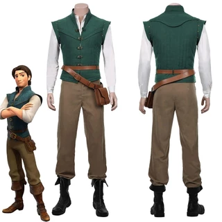 Feriados Rapunzel Magia Pocahontas Príncipe de alface Flynn Ryder Cosplay traje de Halloween
