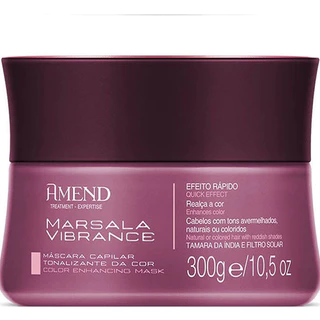 Máscara Matizadora Marsala Vibrance - Amend 300g