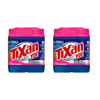 Kit com 02und Tira Manchas em Pó O2 Roupas Brancas e Coloridas 420g Tixan Ypê em Oferta na Shopee