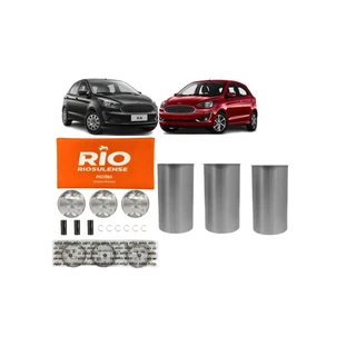 Kit Camisa Com Pistão Anel Std Ford Ka 1.0 12v 3 Cilindros
