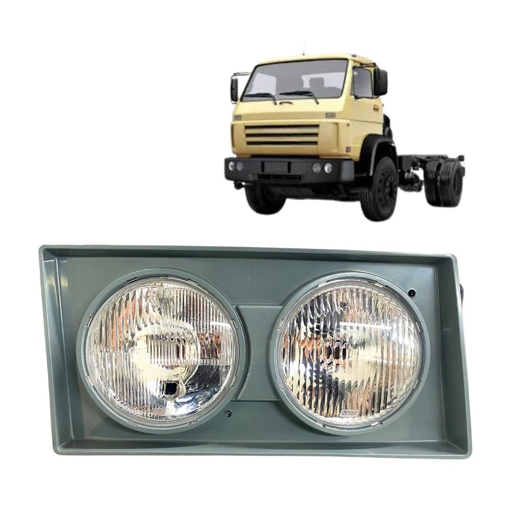 Farol Principal VW Tractor Titan 13180 17210 18310 NINO LD | Shopee Brasil