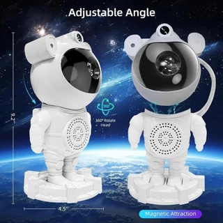 Astronauta Projetor de Galáxias Luminária Bluetooth Controle Remoto UBS Suporte Luz da Noite Led Nebulosa - WYL em Oferta na Shopee