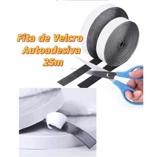25 Metros Fecho De Contato Rolo Com Adesivo 16mm/25mm Tela Mosqueteiro conjunto Macho E Femea