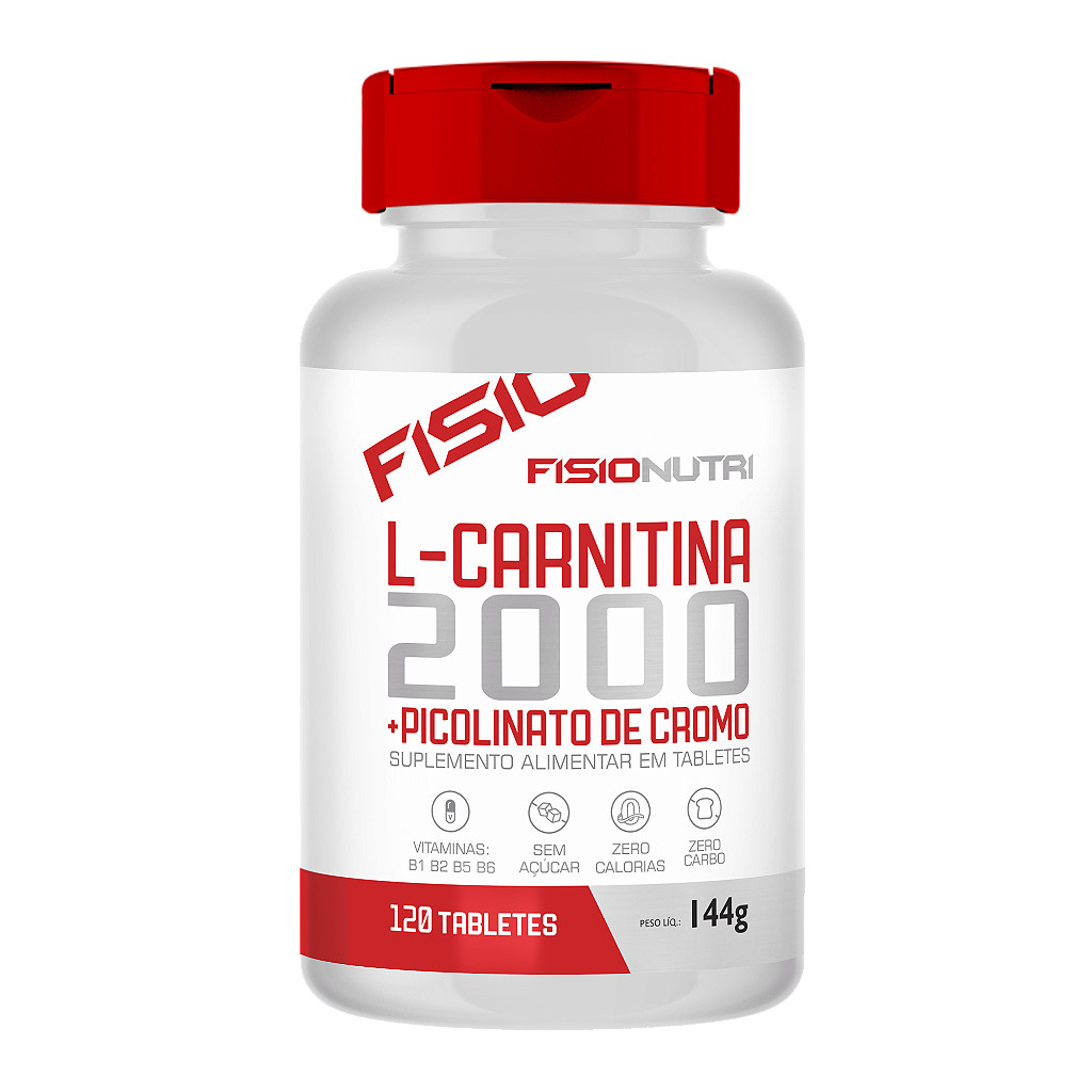 L-Carnitina 2000 com Picolinato de Cromo - Fisionutri