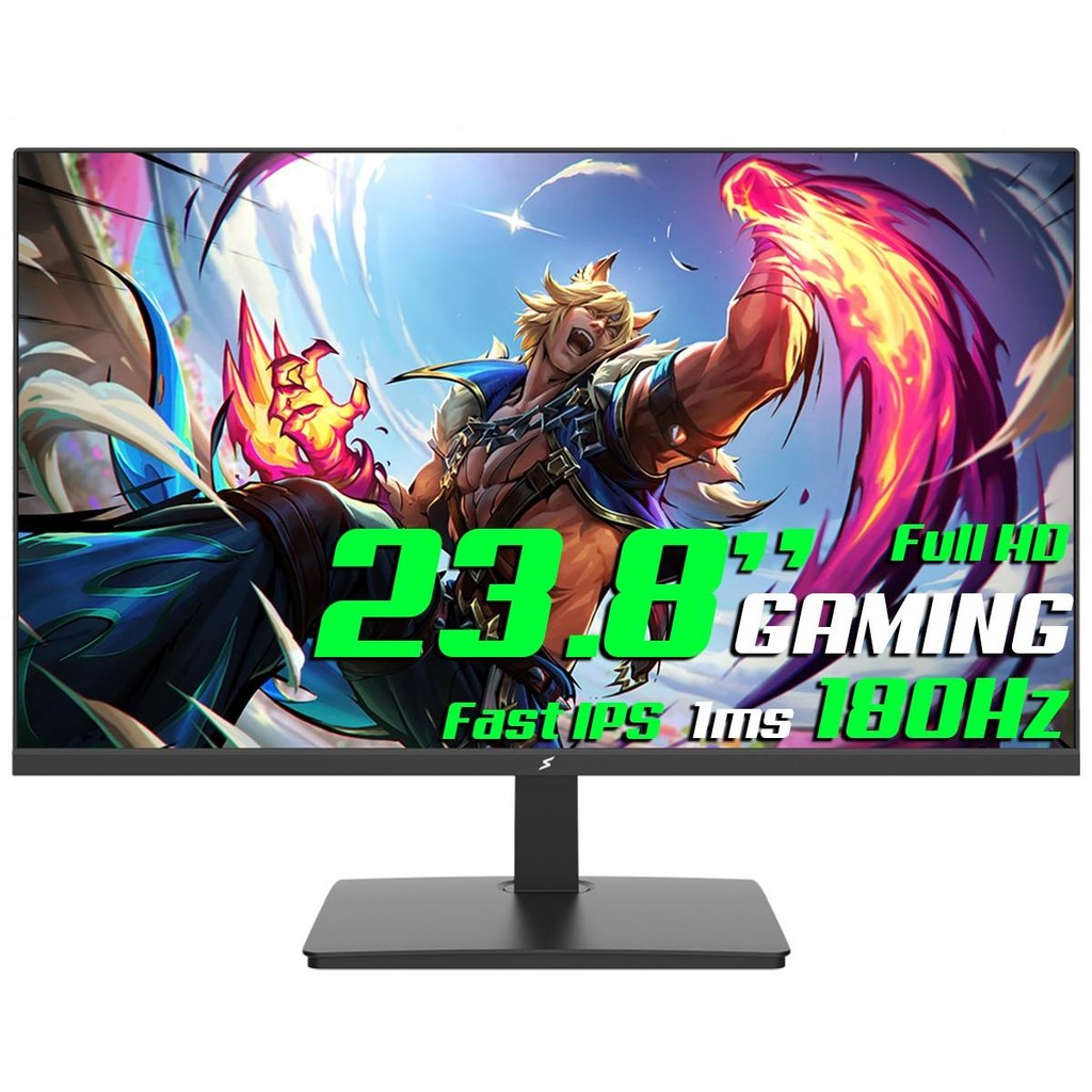 Monitor Gamer SuperFrame View, 23.8 Pol, Full HD, Fast IPS, 1ms, 180Hz ...