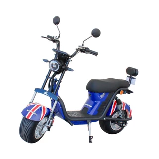 Scooter Elétrica WX-11 1000W 60V 20Ah Bateria de lítio WeHawk 2 Lugares Bandeira Inglaterra