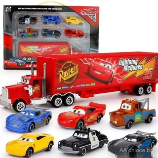 Carro Modelo de Brinquedo Aniversário Crianças Meninos Disney Pixar Carros 2 McQueen Carro de Metal Mobilização