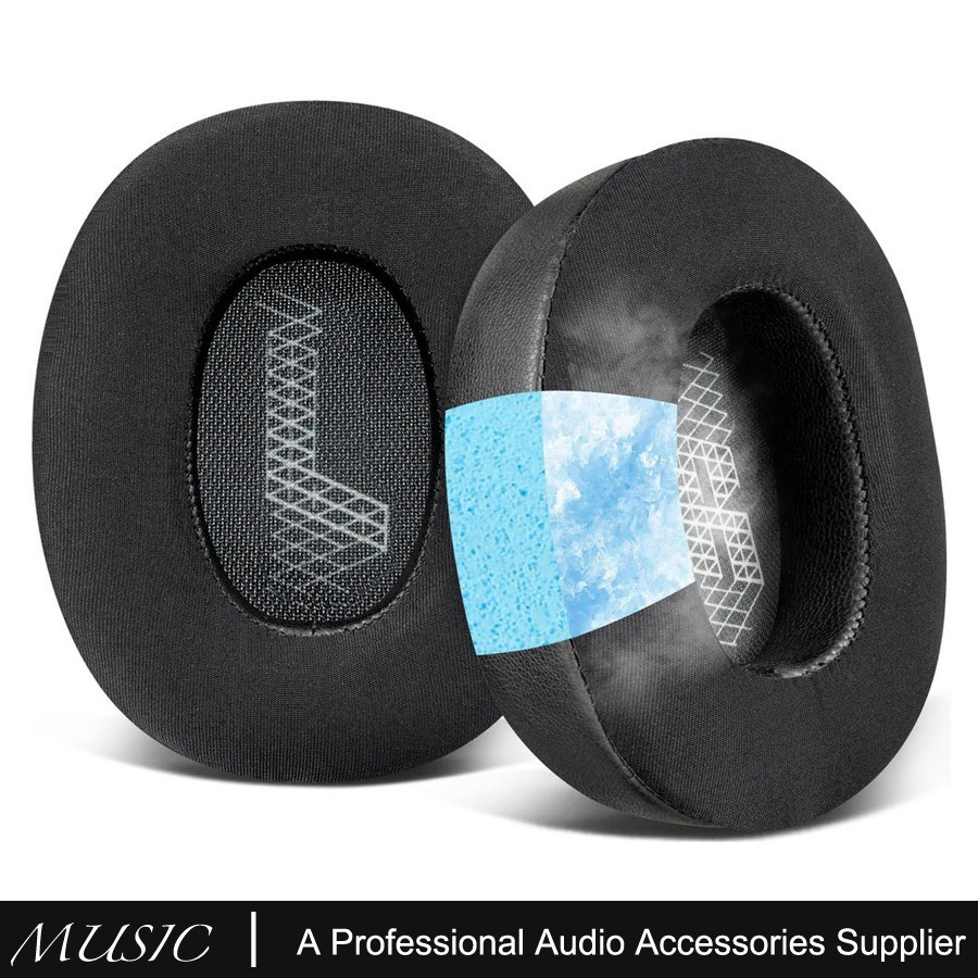 Almohadillas De Repuesto Para Auriculares JBL E65, Duet NC, LIVE650/660 BTNC – Color Azul, Piel De Proteína