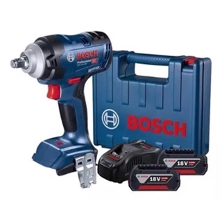 Chave De Impacto Gds 18v-400 BOSCH Brushless + 2 Baterias 4ah + Carregador Bivolt + Maleta