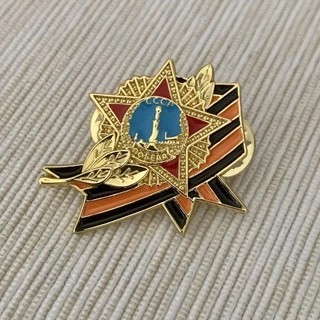 Acessórios de Vestuário Soviéticos de Metal Badge Clothing Classic Retro Russia Medalha de Vitória St. George Ribbon Cultural Broche Criativo