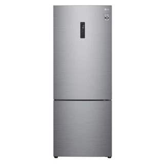 Geladeira LG Inverter Bottom Freezer 451L Platinum GC-B569NLLM 127V