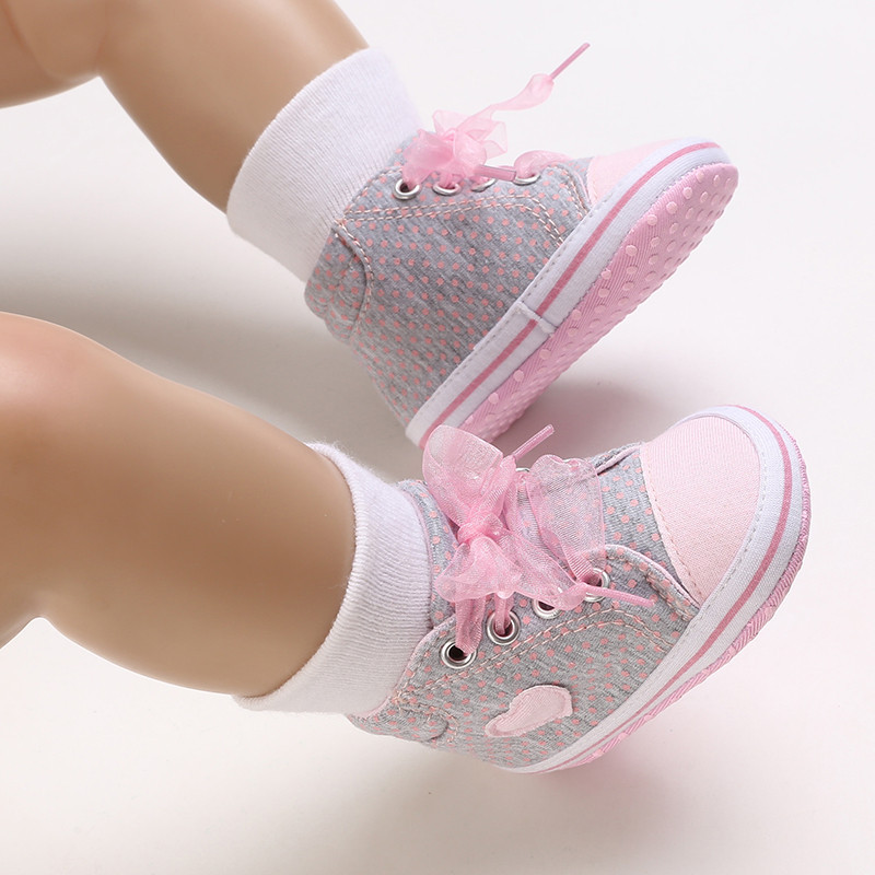 Sapatos Para Bebê Menina De 1 Ano De Idade Tênis De Aniversário Cinza ...