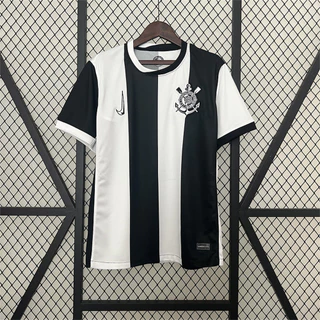 Camisa de futebol 24-25 CS Camiseta esportiva masculina preta + branca camisa de dois convidados