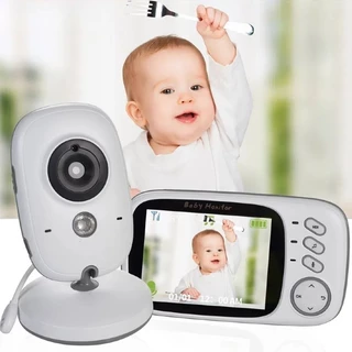 monitor Sem Fio baby LCD IR Night Vision De Visão Noturna De 2 Vias Fale De Temperatura Vídeo Babá Câmera De Bebê