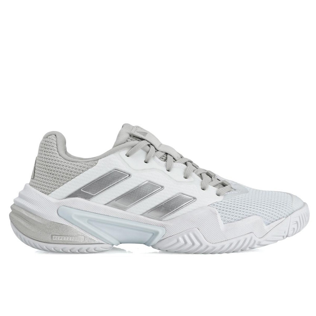 Tenis Adidas Barricade 13 All Court Branco e Prata Shopee Brasil