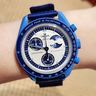 Relógio Lunar Super Blue Moon Esportivo Homem Lua Com Caixa 42mm Quartzo Luxo Moda Esportiva