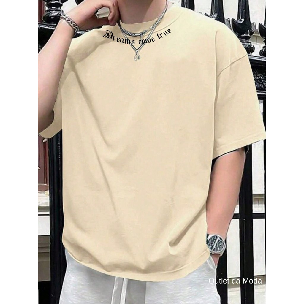 Camiseta Masculina Estampada Come True Camisa 100% Malha Premium Envio em 23 Horas