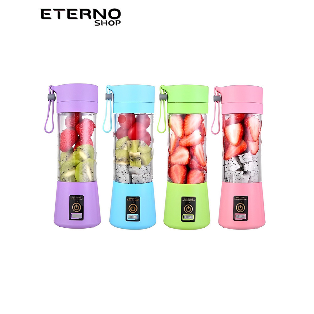 Mini Liquidificador 6 Lâminas Portátil Recarregável Micro Usb