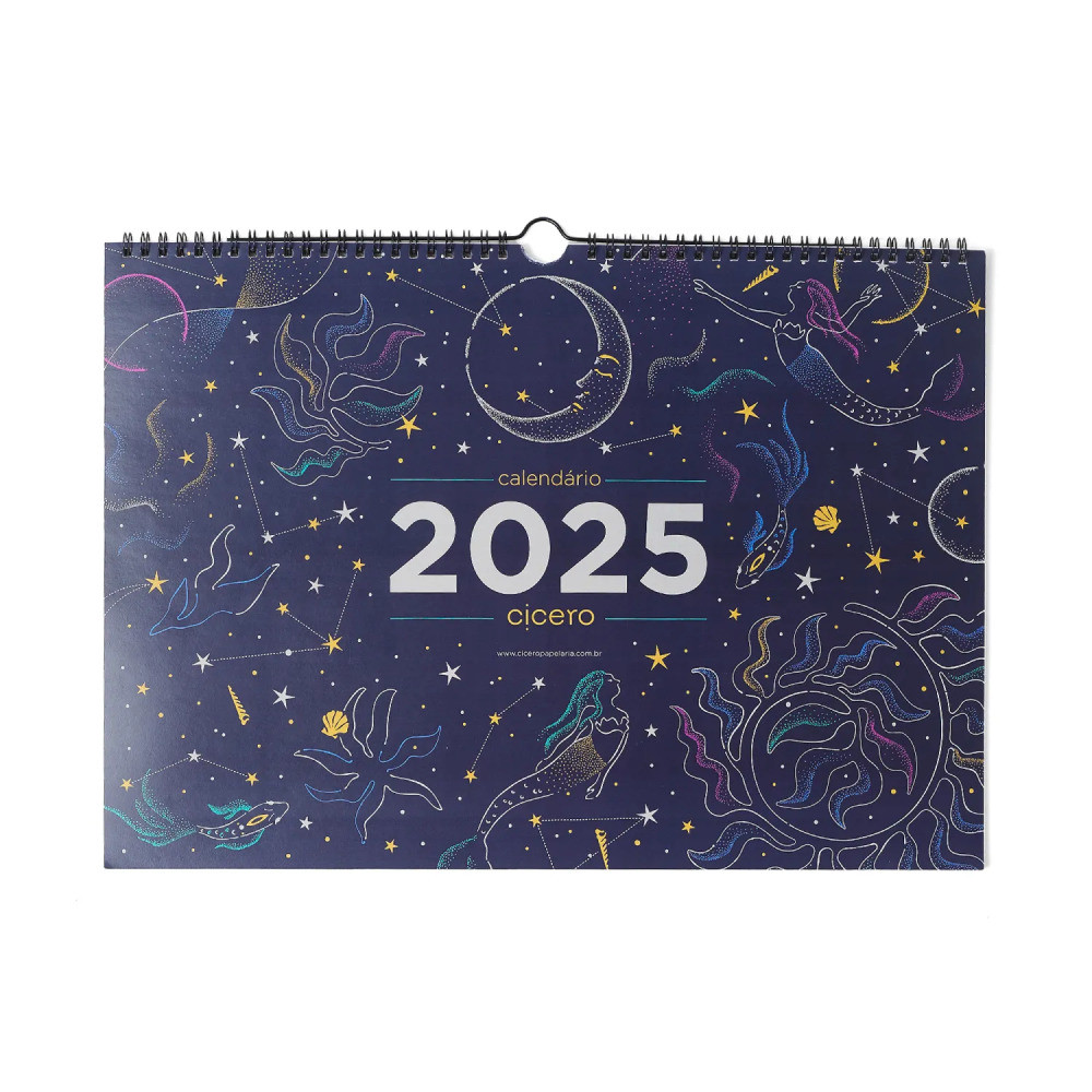 Calendario De Parede Cicero 2025 Astral A3 Shopee Brasil