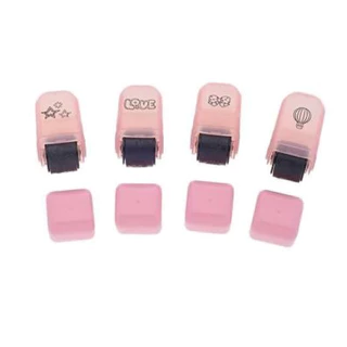 CARIMBO ROLLER  ESTAMPAS SORTIDAS   23451 em Oferta na Shopee