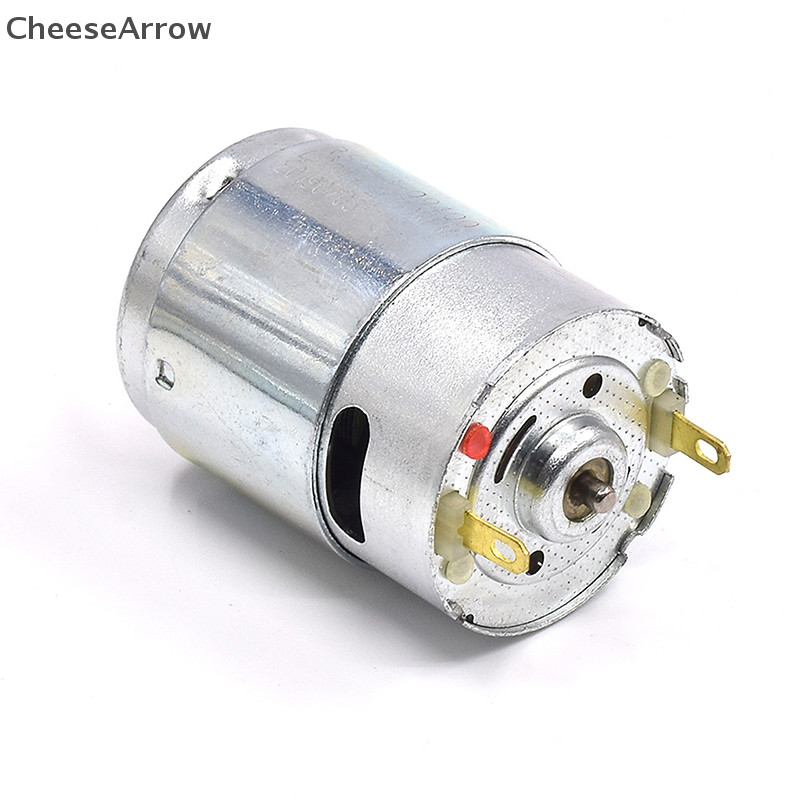 CC DC 12V-36V 24V Motor RS385-09400 Escova De Carbono Rolamento Duplo ...
