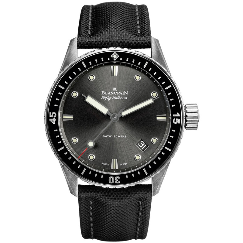Caixa certificado BLANCPAIN cinquenta peças cerâmica aço inoxidável relógio mecânico automático masculino 5000-1110-B52A