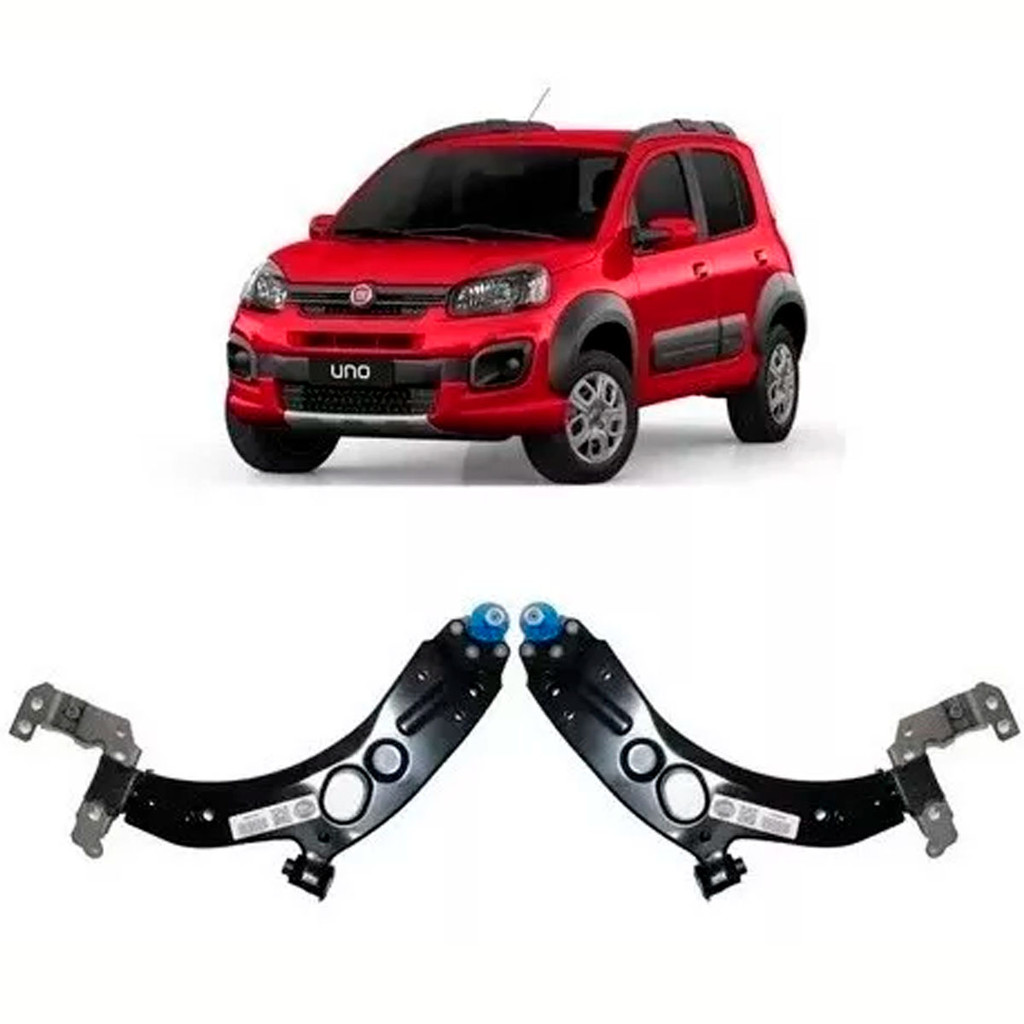 Par Bandeja Fiat Uno Vivace Direção Hidráulica 2012 A 2020 | Shopee Brasil