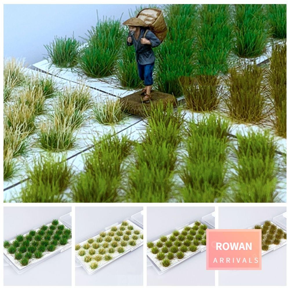 ROWANBA Grama Tufo Miniaturas Mutlicolor Simulação Turf Cena De Construção Trem Paisagem Modelo De