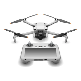 Drone Dji Mini 3 Rc com Tela Fly More Combo Dji033 Cinza