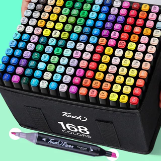 24 30 36 48 Cores Caneta Marcadora de Cabeça Dupla Conjunto Oleoso Pintura Artística