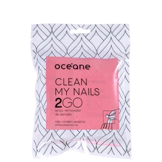 Océane Clean My Nails 2 Go - Lenço Removedor de Esmalte 6 Uni