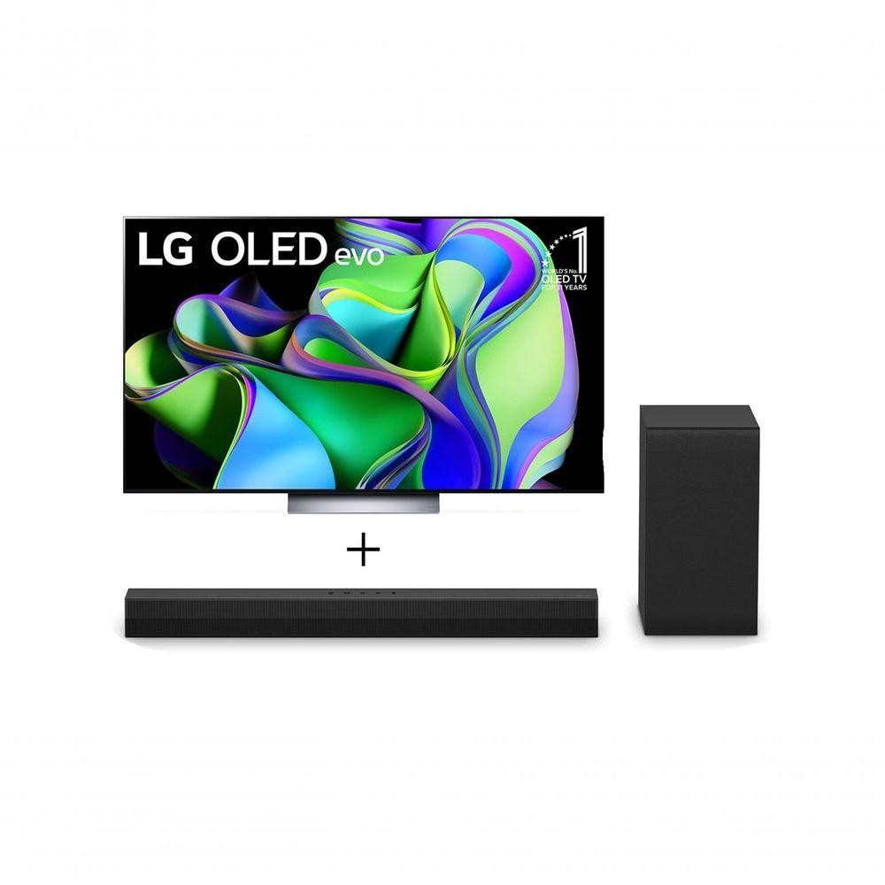 Combo Smart TV LG OLED Evo C3 65” 4K 2023 + Soundbar LG S40T