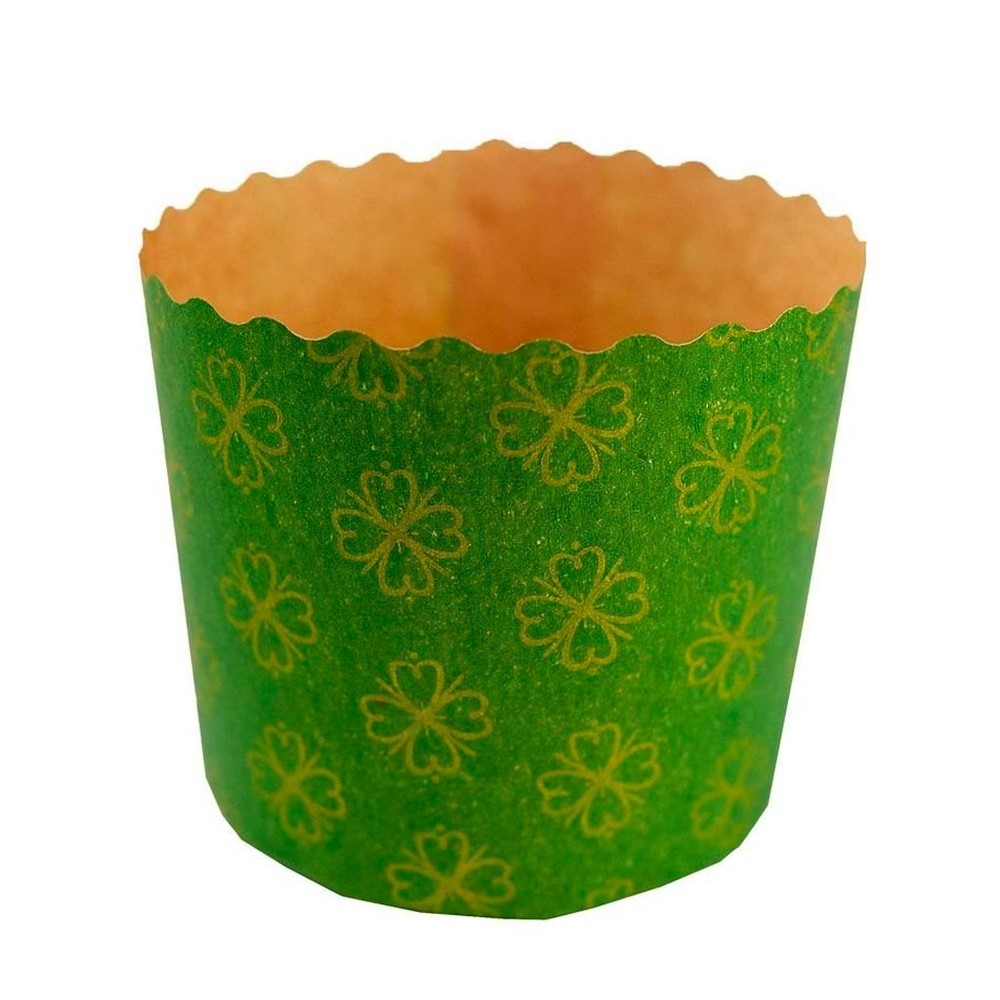 Forma para Panetone Verde 250g c/10 - Ultrafest