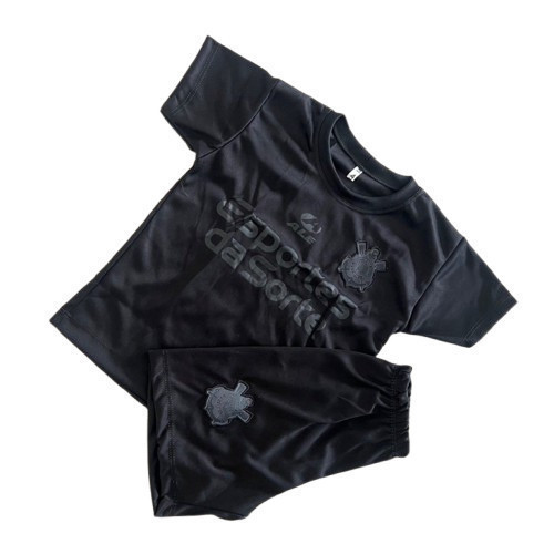 Camisa away Futebol CORINTHIANS Lançamento Infantil e Uniforme Conjunto Juvenil 2024 - Versão Jogador