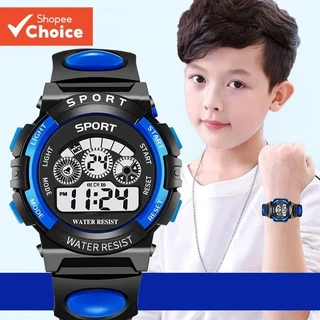 Relógio Eletrônico Multifuncional Anti-Queda Digital Para Crianças Menino De Volta Às Aulas Presente Meninos Estudantes em Oferta na Shopee