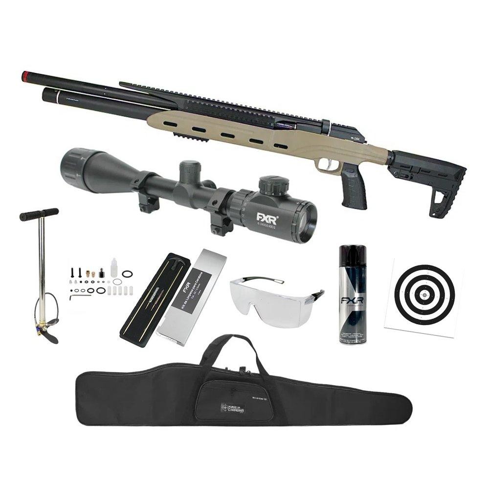 Carabina PCP Semi-Auto M50 Tempesta Desert 5,5+ Bomba +Itens