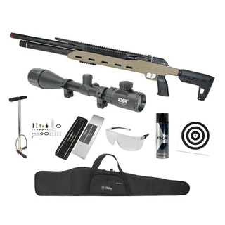 Carabina PCP Semi-Auto M50 Tempesta Desert 5,5+ Bomba +Itens
