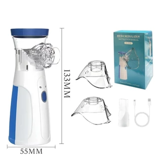 Nebulizador para Asma em Casa e Viagem Portátil Silencioso Adulto Infantil com 2 Máscaras em Oferta na Shopee