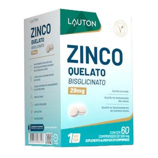 Zinco Quelato Bisglicinato Lauton 60 Comp