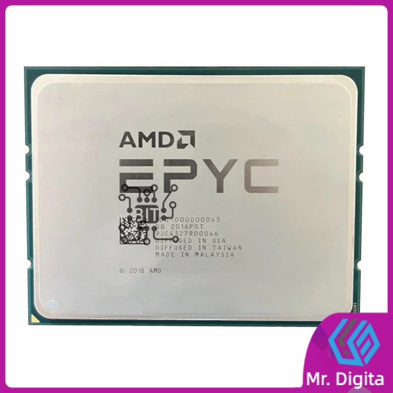 [Spot Goods�� 7nm Amd-cpu processador 16 núcleos 32 threads 2.4ghz 64mb 155w cpu socket sp3epyc7351p