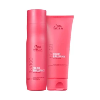 Kit Wella Invigo Color Brilliance Duo 250ml + Brinde Ring Light