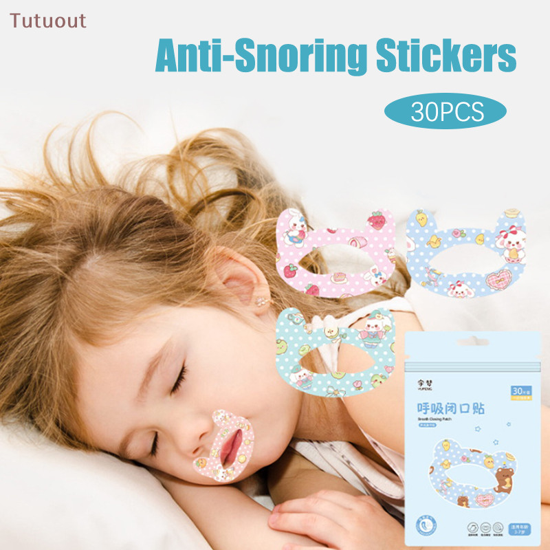 Tututu 30Pcs/Box Adesivos Anti-Ronco Para Crianças A Boca Fechada Do ...