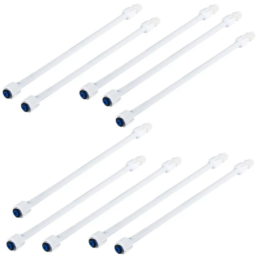 Engate Flexível PVC Branco 30cm 1/2 Reforçado Plasbohn 10 PC