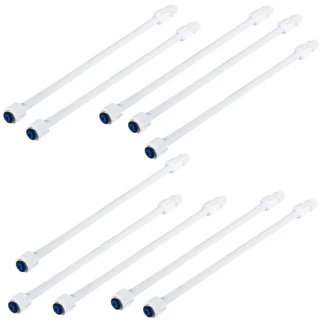 Engate Flexível PVC Branco 30cm 1/2 Reforçado Plasbohn 10 PC
