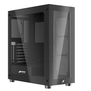Gabinete Gamer SuperFrame Glass, Mid Tower, RGB, Vidro, ATX