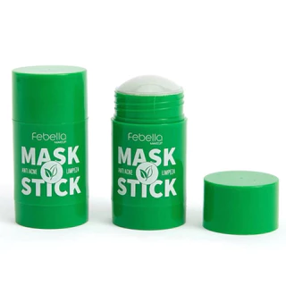 Máscara Chá Verde Remover de Cravos Anti-Acne Hidratante Beleza Pele Facial Clean Face Clareador Mask Stick FEBELLA On Sale