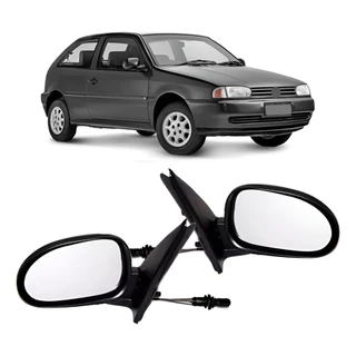 Par Retrovisor Gol 2 Portas G2 Bola 95 96 98 99 C/ Controle