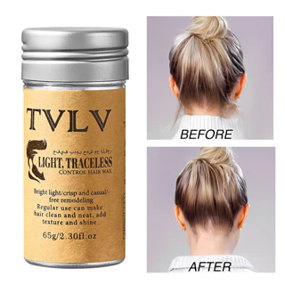 Bastão de Cera para Cabelo Anti-Frizz Frizzy Hair Tidying Creme Suavizante Styling Stick de Cera para Cabelo Sólido